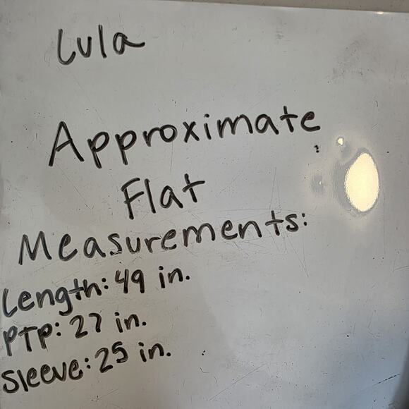 Lularoe Blue Green White Eclectic Linen Blend Boho Long Cardigan Size XL - Picture 10 of 10